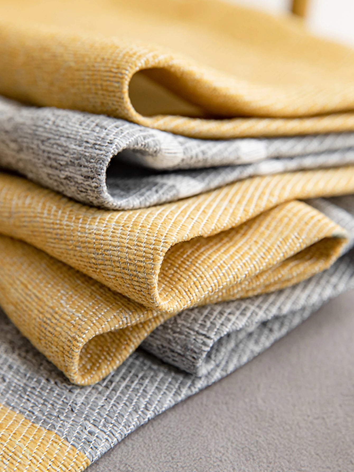 LD"New Thickened Striped Jacquard Curtains for Kids Children'S Room Living Room Bedroom Seamless Splicing Curtain Fabric