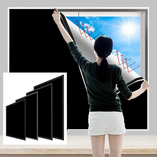 LD“100% Blackout Curtains, Self-adhesive Portable Travel Curtains, Suitable for Living Rooms, Bedrooms, and Home Use.